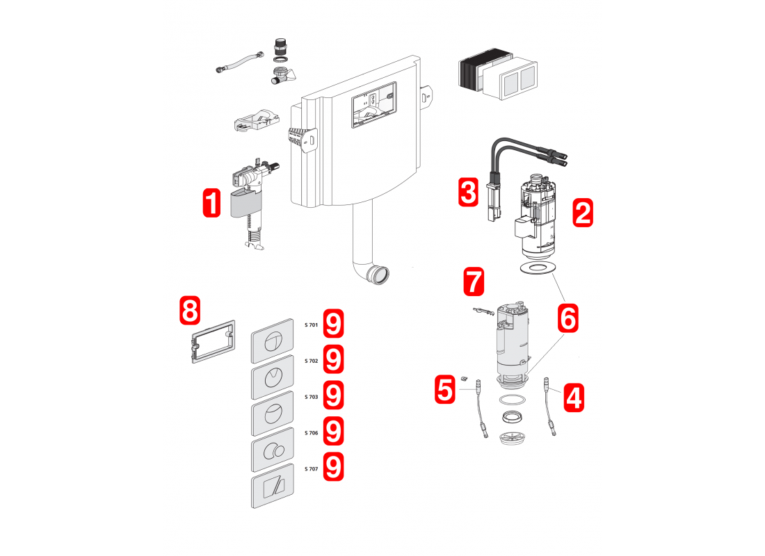 SANIT INEO CC-121-S-FO-2V-2C